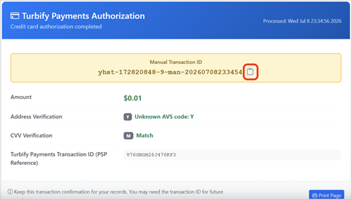 Process orders manually | Turbify Help | Turbify Help
