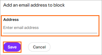 Block and unblock addresses in business email | Turbify Help | Turbify Help