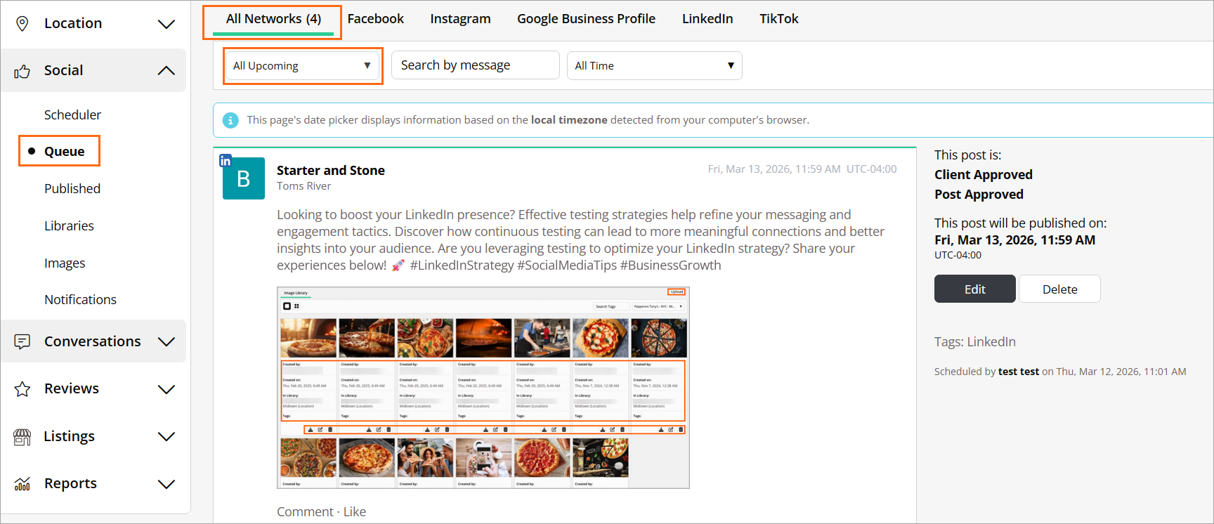 Create post plans in Localworks | Turbify Help | Turbify Help