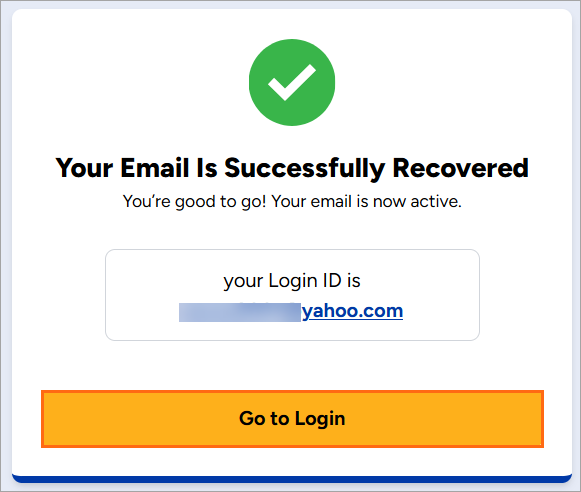 Recover your Turbify login ID | Turbify Help | Turbify Help
