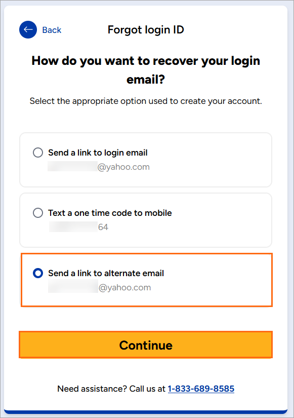 Recover your Turbify login ID | Turbify Help | Turbify Help