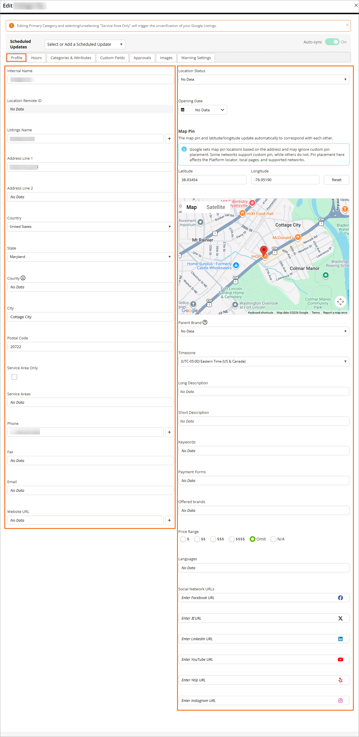 Update your Localworks profile | Turbify Help | Turbify Help
