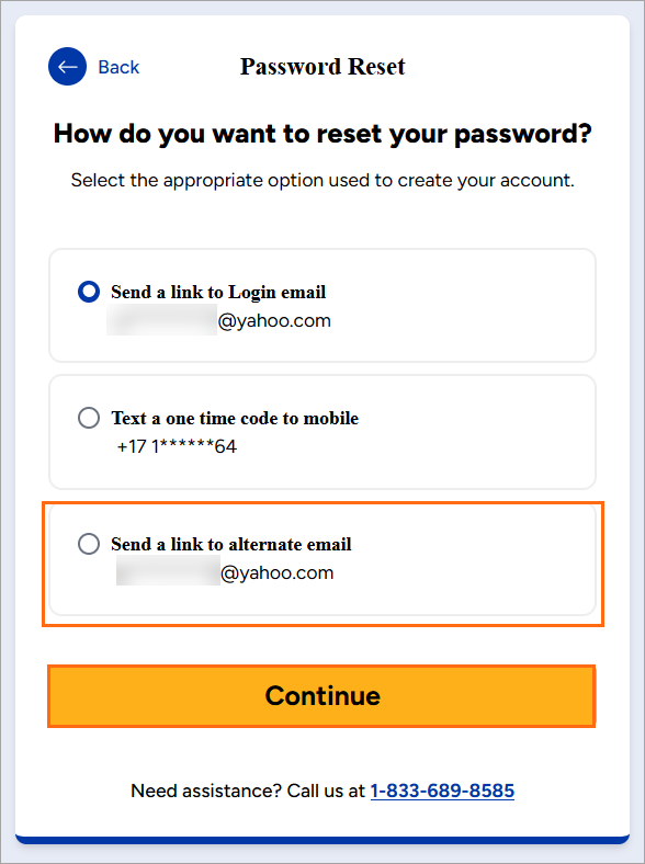 Reset your Turbify password | Turbify Help | Turbify Help
