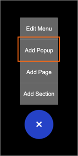 Add a Popup