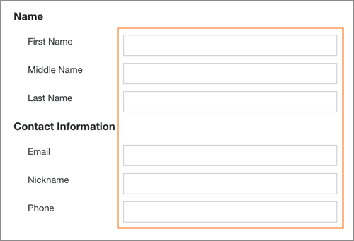 Add, edit, or delete contacts in business email