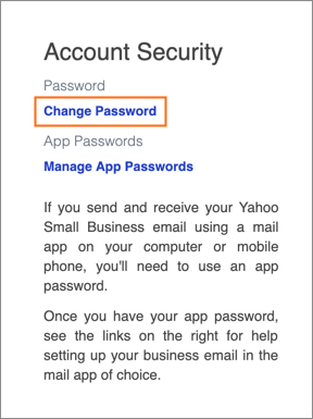 How to change Login / Password / Mail on