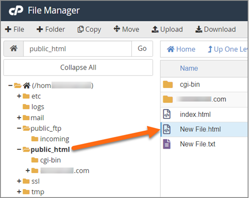 Add or edit an HTML document