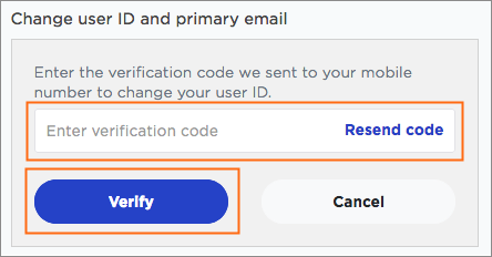 How do I change my login ID?